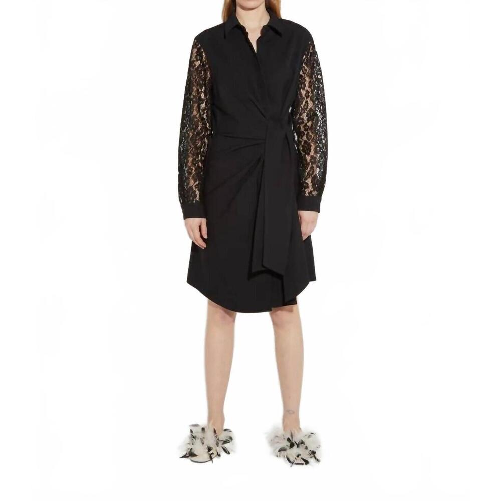 NEW CO|TE dana midi dress in black